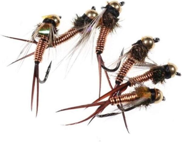 Fly Fishing Trout Flies Bead Head Prince N Dry Flies Nymphs Fly Fishing Flies Kit - Image 5