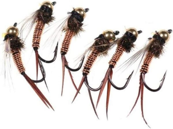 Fly Fishing Trout Flies Bead Head Prince N Dry Flies Nymphs Fly Fishing Flies Kit - Image 6