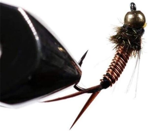 Fly Fishing Trout Flies Bead Head Prince N Dry Flies Nymphs Fly Fishing Flies Kit - Image 9