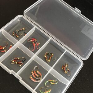 Fly Fishing 32 Beadhead Epoxy Buzzers + Free Dry Flies Nymphs Fly Fishing Flies Kit