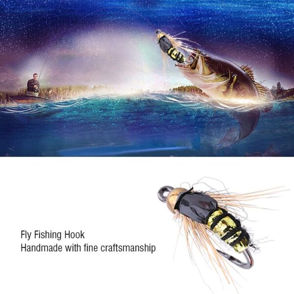 Fly Fishing Lures  Lightweight and Durable T Dry Flies Nymphs Fly Fishing Flies Kit - Image 7