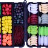 360pcs Sea and Carp Fishing Tackle Box of Fak Fishing Artificial Bait Soft Plastic Lures