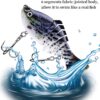 ?Fishing Lures Topwater BassSegmented Knuckle Fishing Artificial Bait Soft Plastic Lures - Image 4