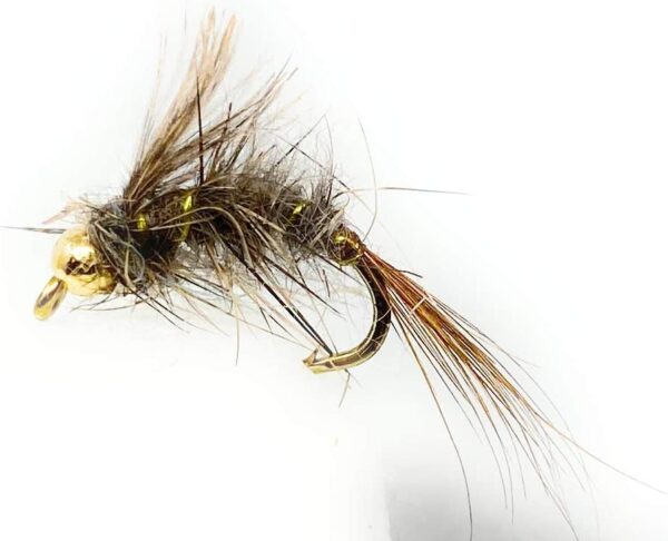 - Hares Ear 12 PC Nymph Fly Assortment Dry Flies Nymphs Fly Fishing Flies Kit - Image 3