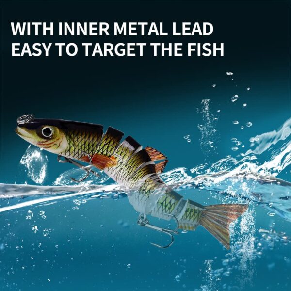 Bionic Swim Baits  Multi-Joint Swim Baits  Lu Fishing Artificial Bait Soft Plastic Lures - Image 5