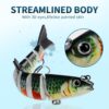 Bionic Swim Baits  Multi-Joint Swim Baits  Lu Fishing Artificial Bait Soft Plastic Lures - Image 3
