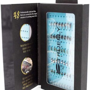 Private Reserves Midge Fly Collection 48 Fly Dry Flies Nymphs Fly Fishing Flies Kit