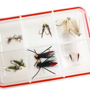 Western Trout Fly Fishing Flies Assortment K Dry Flies Nymphs Fly Fishing Flies Kit