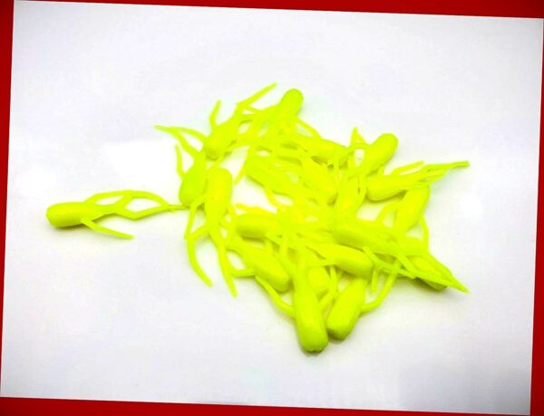 (20) 1 Moon Finesse Drop Shot Crappie Bait B Fishing Artificial Bait Soft Plastic Lures"