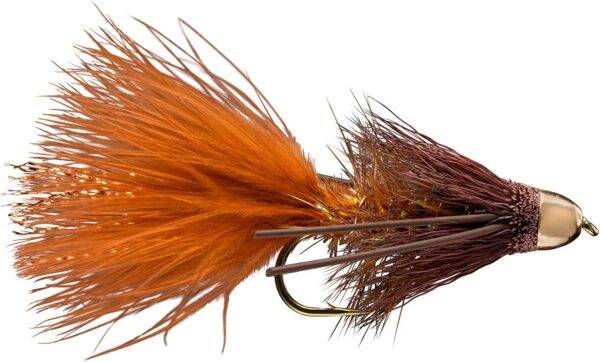 Cone Head Bow River Bugger 6 Pack Dry Flies Nymphs Fly Fishing Flies Kit