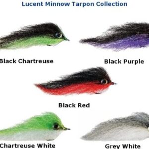Tarpon Flies Lucent Minnows Assortment 1 Dry Flies Nymphs Fly Fishing Flies Kit