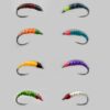 Nymphs Streamers maggots Caddis for Fly Fish Dry Flies Nymphs Fly Fishing Flies Kit - Image 3