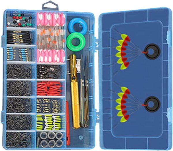 Fishing Accessories Kit with Tackle Box??Fish Dry Flies Nymphs Fly Fishing Flies Kit