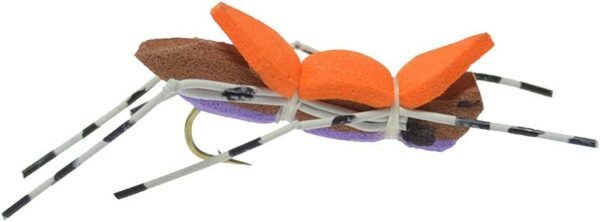 Morrish Hopper Size 10 Foam Body Grasshopper Dry Flies Nymphs Fly Fishing Flies Kit