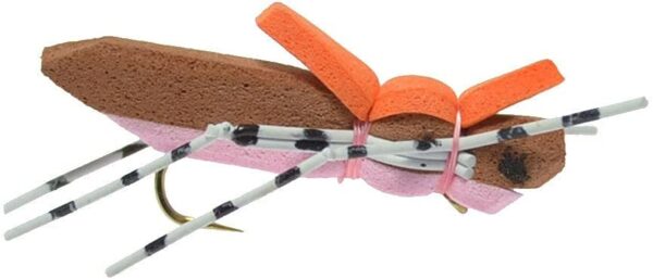 Morrish Hopper Size 10 Foam Body Grasshopper Dry Flies Nymphs Fly Fishing Flies Kit