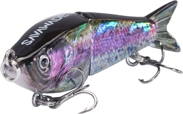 Top Water Tiny Glide Bait Hard Swimbait Singl Fishing Artificial Bait Soft Plastic Lures - Image 2
