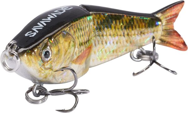 Top Water Tiny Glide Bait Hard Swimbait Singl Fishing Artificial Bait Soft Plastic Lures - Image 5