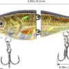 Top Water Tiny Glide Bait Hard Swimbait Singl Fishing Artificial Bait Soft Plastic Lures - Image 6