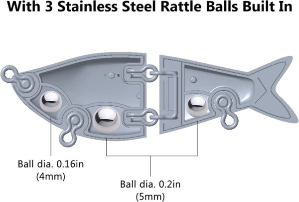 Top Water Tiny Glide Bait Hard Swimbait Singl Fishing Artificial Bait Soft Plastic Lures - Image 7