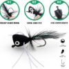 Fly Fishing Poppers  Topwater Fishing Lures  Dry Flies Nymphs Fly Fishing Flies Kit - Image 3