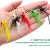 Fly Fishing Poppers  Topwater Fishing Lures  Dry Flies Nymphs Fly Fishing Flies Kit - Image 4