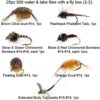 Riverruns Best Assortment Flies Combo with A Dry Flies Nymphs Fly Fishing Flies Kit - Image 3
