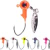 1/8 oz Jig Heads Freshwater Fishing Lures Jig Fishing Artificial Bait Soft Plastic Lures