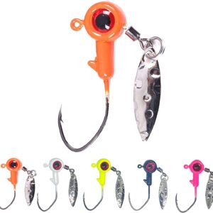 1/8 oz Jig Heads Freshwater Fishing Lures Jig Fishing Artificial Bait Soft Plastic Lures