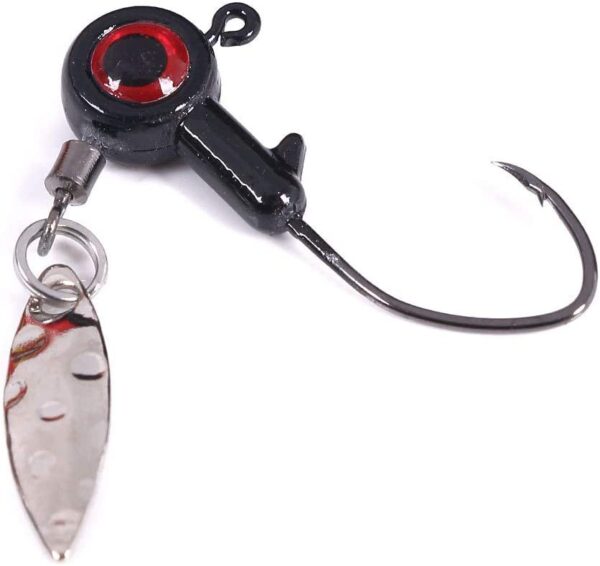 1/8 oz Jig Heads Freshwater Fishing Lures Jig Fishing Artificial Bait Soft Plastic Lures - Image 6