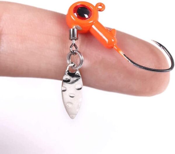 1/8 oz Jig Heads Freshwater Fishing Lures Jig Fishing Artificial Bait Soft Plastic Lures - Image 7