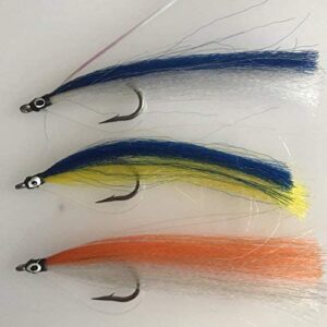 Fly Fishing Saltwater Deceiver 8 Pack Size 2 Dry Flies Nymphs Fly Fishing Flies Kit