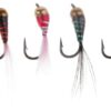 Fly Fishing Nymph Trout Collection Assortmen Dry Flies Nymphs Fly Fishing Flies Kit - Image 2