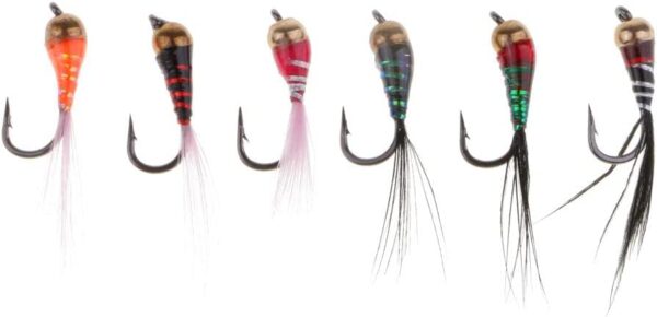 Fly Fishing Nymph Trout Collection Assortmen Dry Flies Nymphs Fly Fishing Flies Kit - Image 2