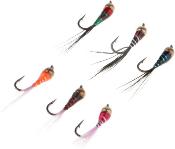 Fly Fishing Nymph Trout Collection Assortmen Dry Flies Nymphs Fly Fishing Flies Kit - Image 3