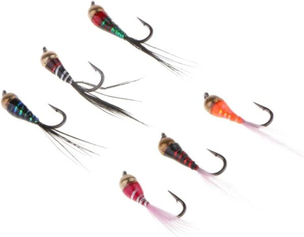 Fly Fishing Nymph Trout Collection Assortmen Dry Flies Nymphs Fly Fishing Flies Kit - Image 7