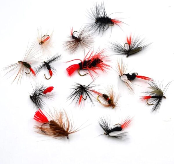 10pcs Fly Fishing Flies Set Trout Bass Float Dry Flies Nymphs Fly Fishing Flies Kit - Image 2