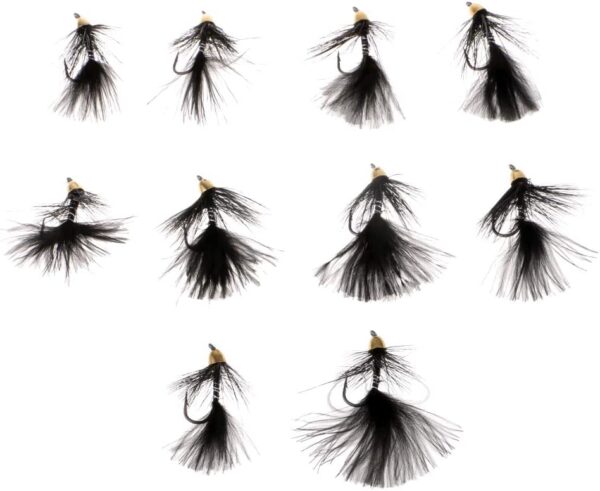 10x Bead Head Nymph Flies Woolly Buggers Sin Dry Flies Nymphs Fly Fishing Flies Kit