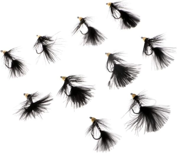 10x Bead Head Nymph Flies Woolly Buggers Sin Dry Flies Nymphs Fly Fishing Flies Kit - Image 2