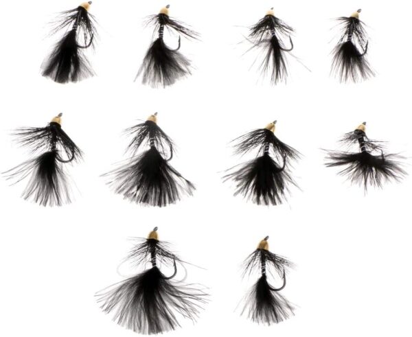 10x Bead Head Nymph Flies Woolly Buggers Sin Dry Flies Nymphs Fly Fishing Flies Kit - Image 6