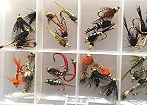BestCity Fly Fishing Flies Nymph Bead Head S Dry Flies Nymphs Fly Fishing Flies Kit