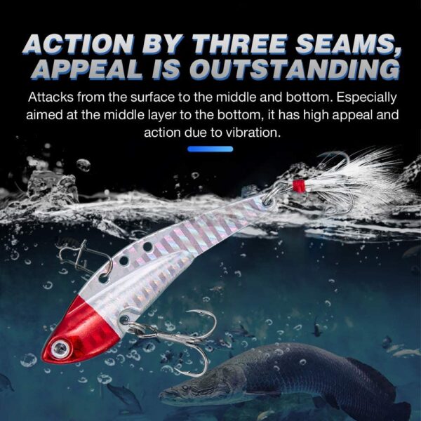 Fishing Lures Metal Fishing Jigs Sinking Spoo Fishing Artificial Bait Soft Plastic Lures - Image 3