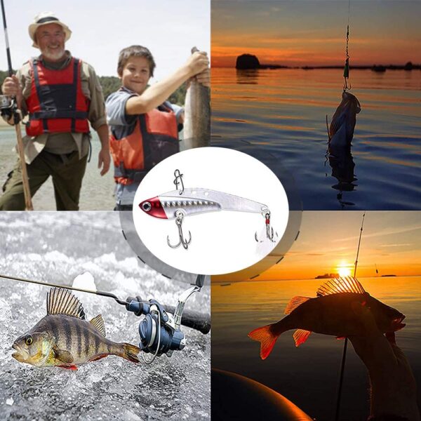 Fishing Lures Metal Fishing Jigs Sinking Spoo Fishing Artificial Bait Soft Plastic Lures - Image 7