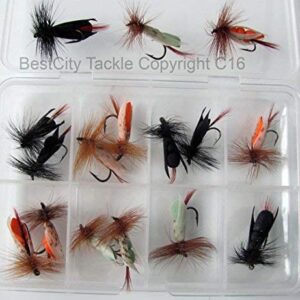 Fly Fishing Floating Winged Foam Flies 16 Fl Dry Flies Nymphs Fly Fishing Flies Kit