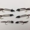 Fly Fishing Saltwater Clouser Minnow Black P Dry Flies Nymphs Fly Fishing Flies Kit - Image 2
