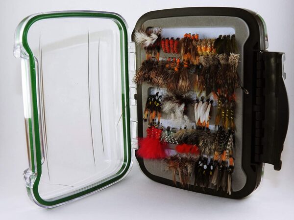 Bass and Trout Fly Assortment Wet  Dry  Ny Dry Flies Nymphs Fly Fishing Flies Kit - Image 4