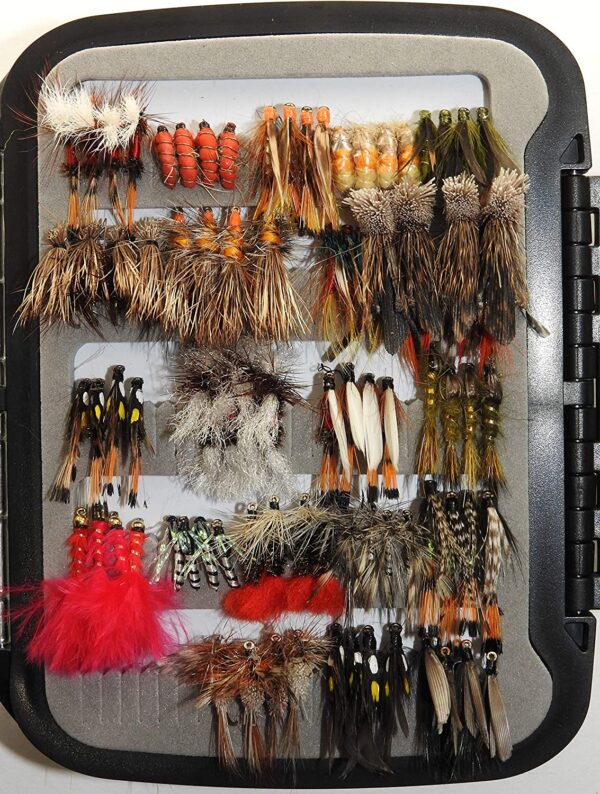 Bass and Trout Fly Assortment Wet  Dry  Ny Dry Flies Nymphs Fly Fishing Flies Kit - Image 8