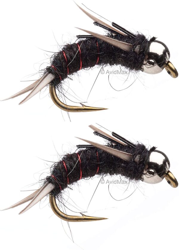 Wade's North Fork Special Black Fly Fishing  Dry Flies Nymphs Fly Fishing Flies Kit