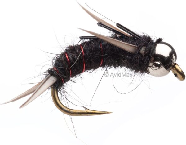 Wade's North Fork Special Black Fly Fishing  Dry Flies Nymphs Fly Fishing Flies Kit - Image 2