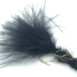 Fly Fishing Flies Damsel Black Eight(8) Fly  Dry Flies Nymphs Fly Fishing Flies Kit