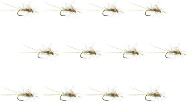 Company Galloup's Bent Cripple PMD 12 Pack Dry Flies Nymphs Fly Fishing Flies Kit